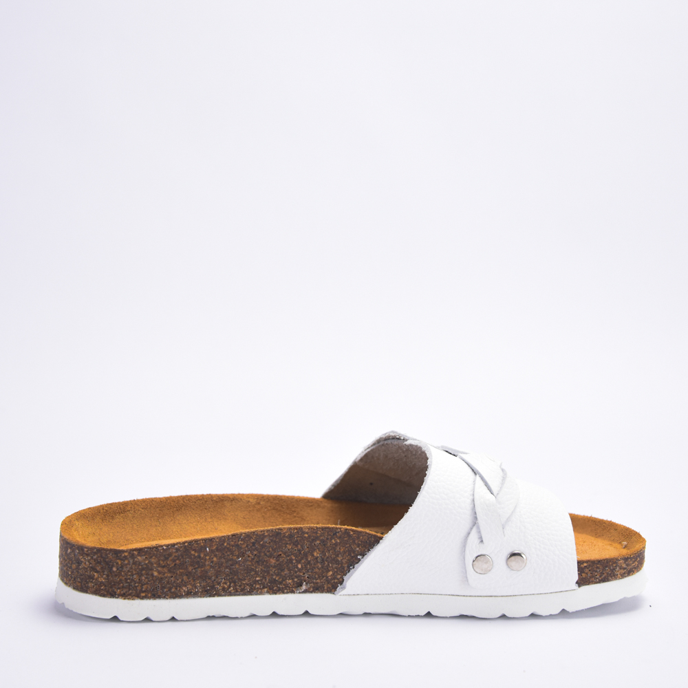  BIRKSBOT  CUIR BLANC