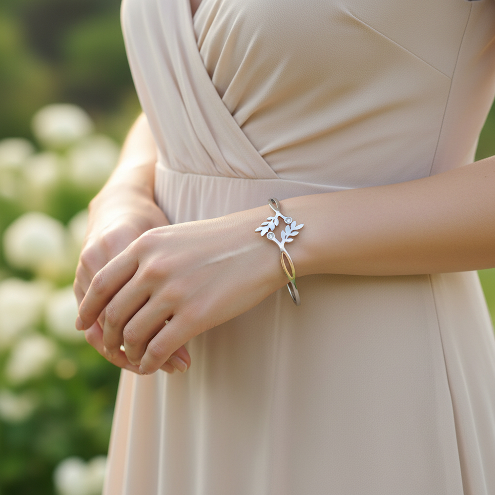 BRACELET FEUILLES D\'ARBRE