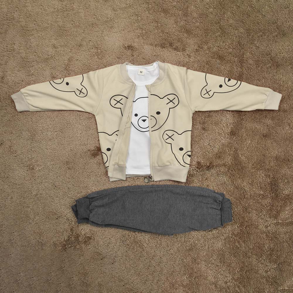 ENSEMBLE kaws 3pcs BLANC CASSÉ