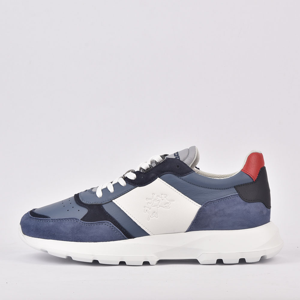 LA MARTINA SCARPA UOMO CAMOSCIO MANILA BLU  BLU  