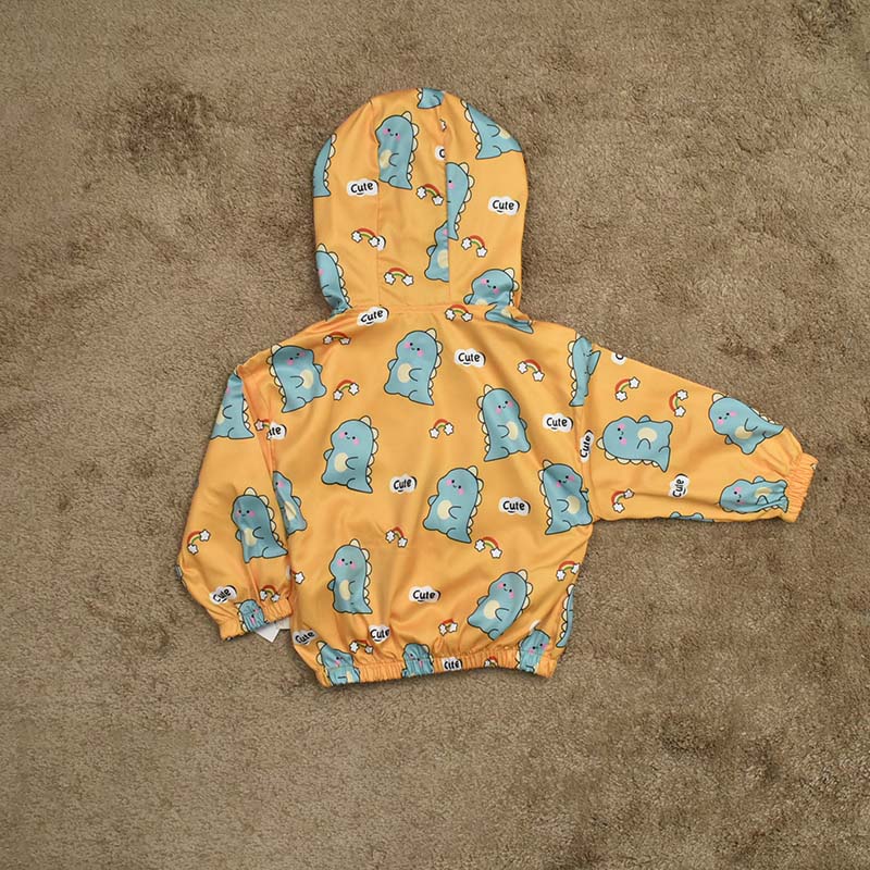ENSEMBLE 3 PCS CUTE DINO ORANGE