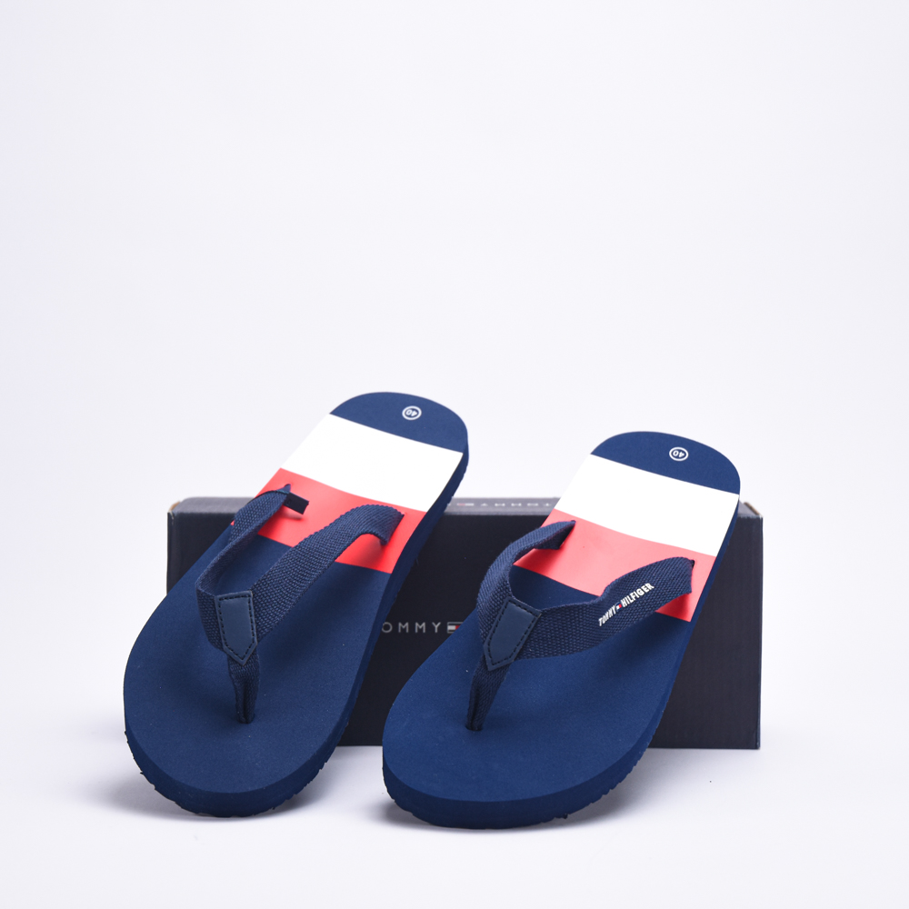 STRIPES FLIP FLOP BLUE