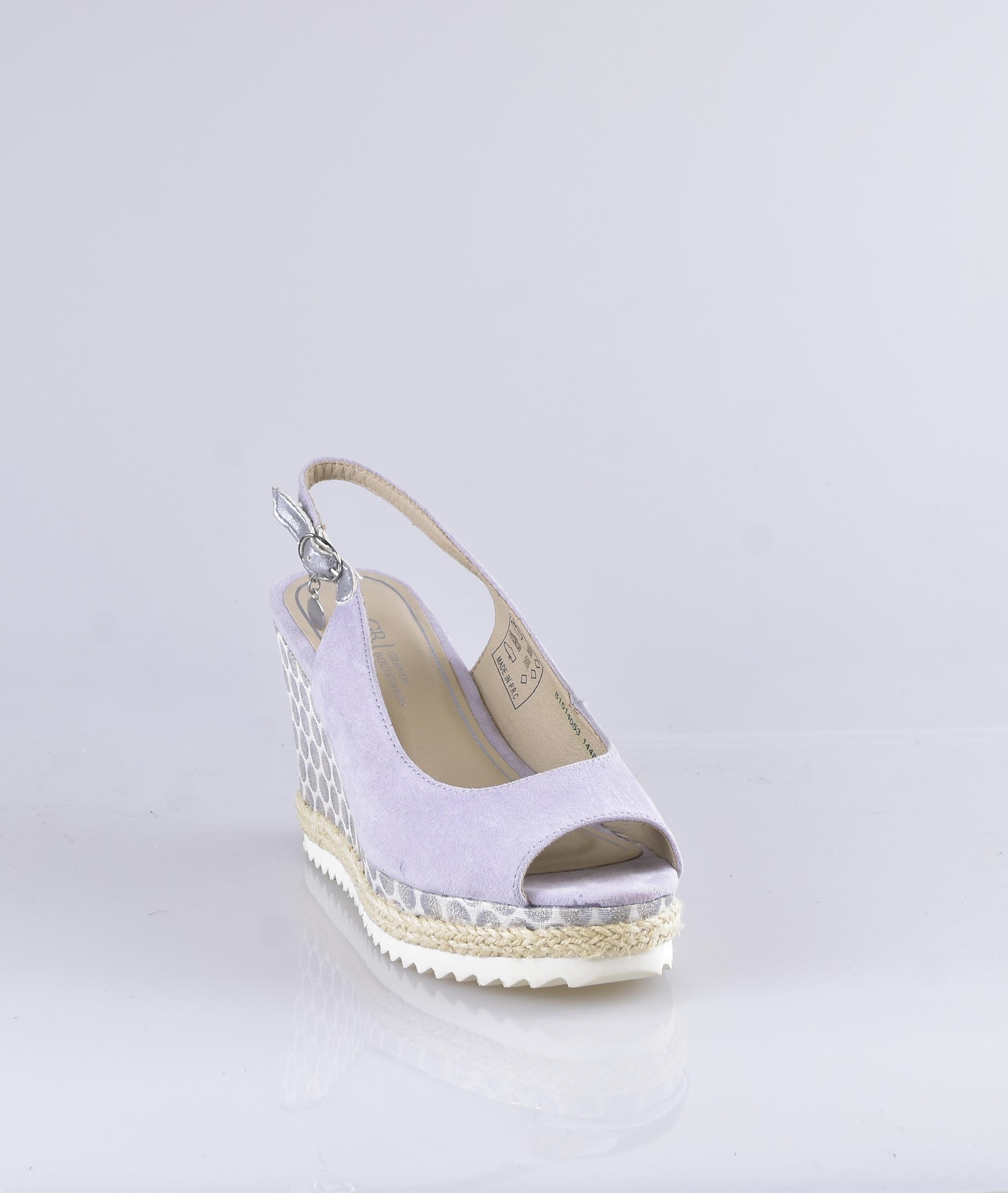 Sandale femme mauve GRANDS BOULEVARDS 81514053 S