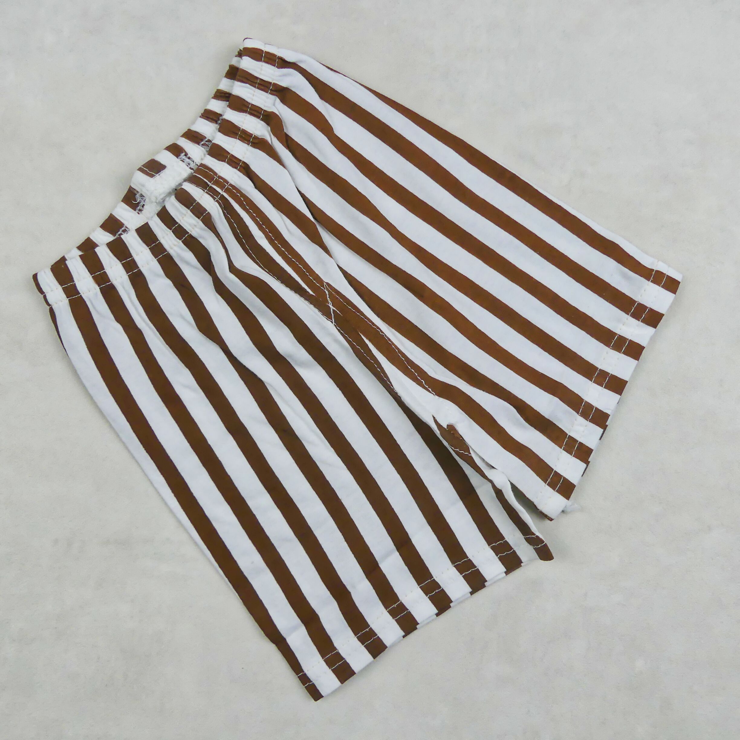 ENSEMBLE BLANC ET MARRON MOTIF PLYX 