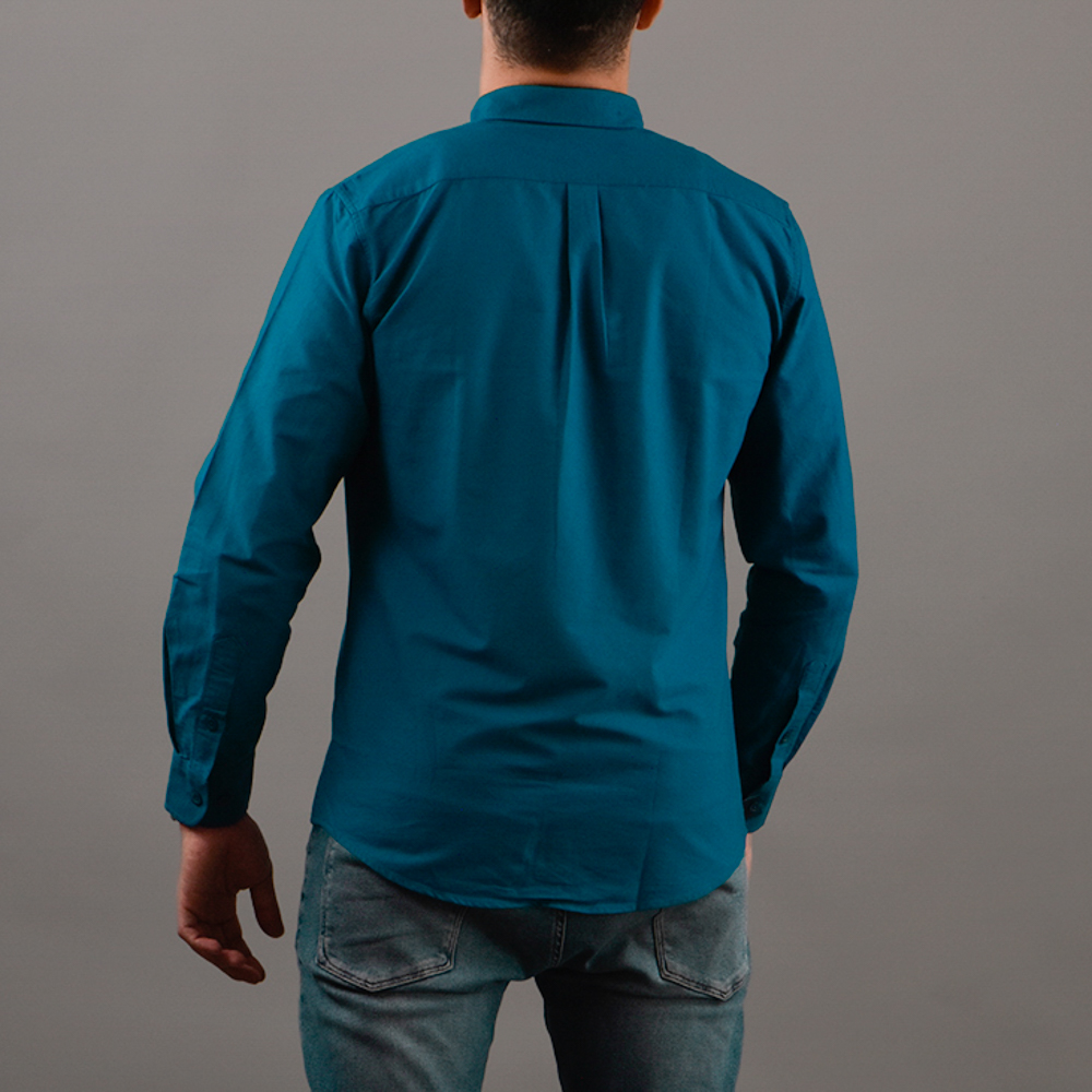 CHEMISE Bleu Pétrole