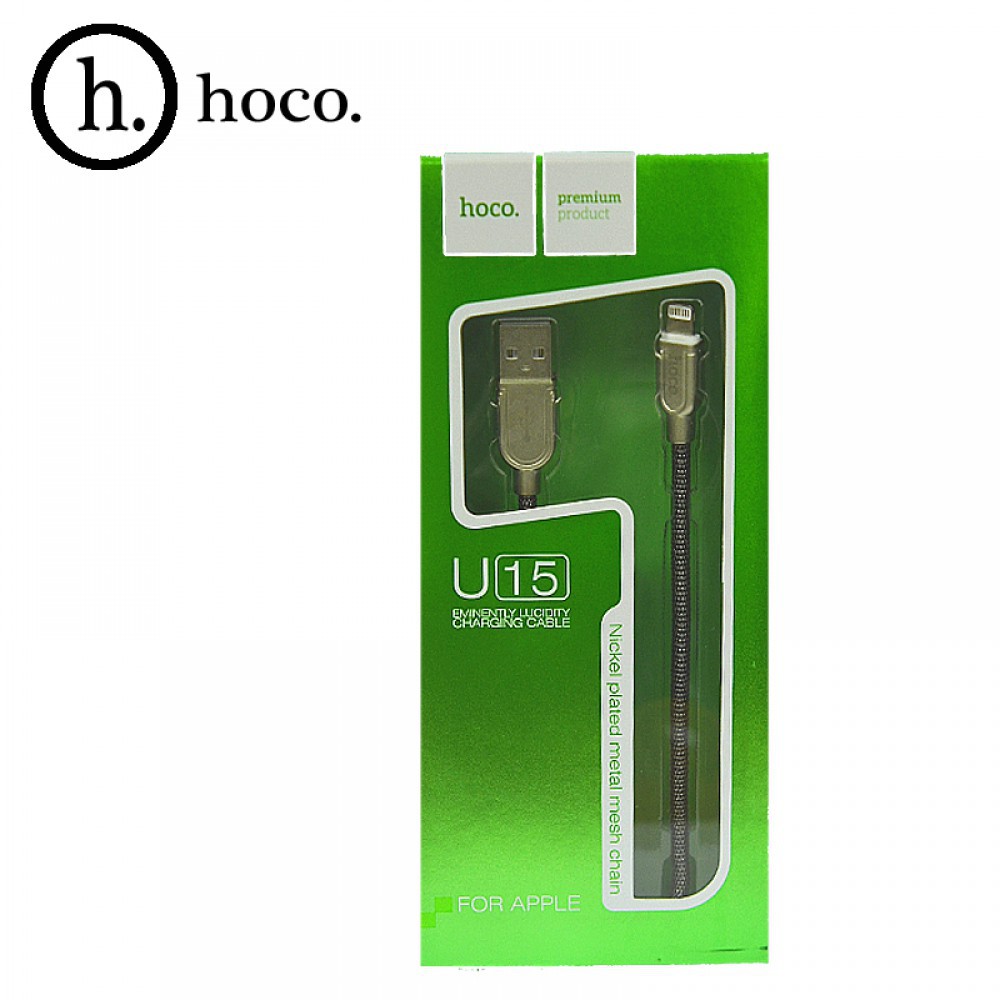 Hoco Cable U15 Lightning ( GRAY )