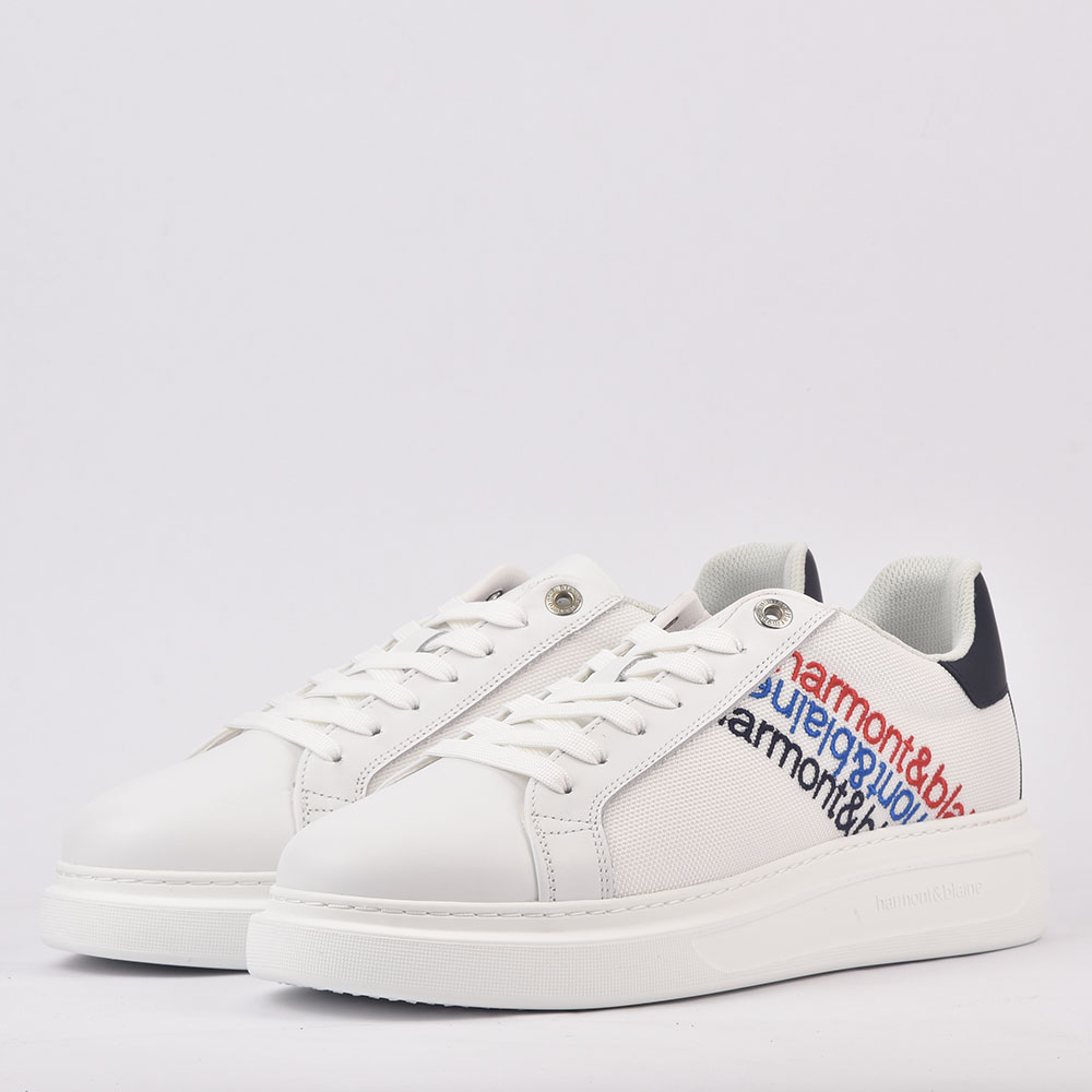 HARMONT AND BLAINE SCARPA UOMO CALF BIANCO  