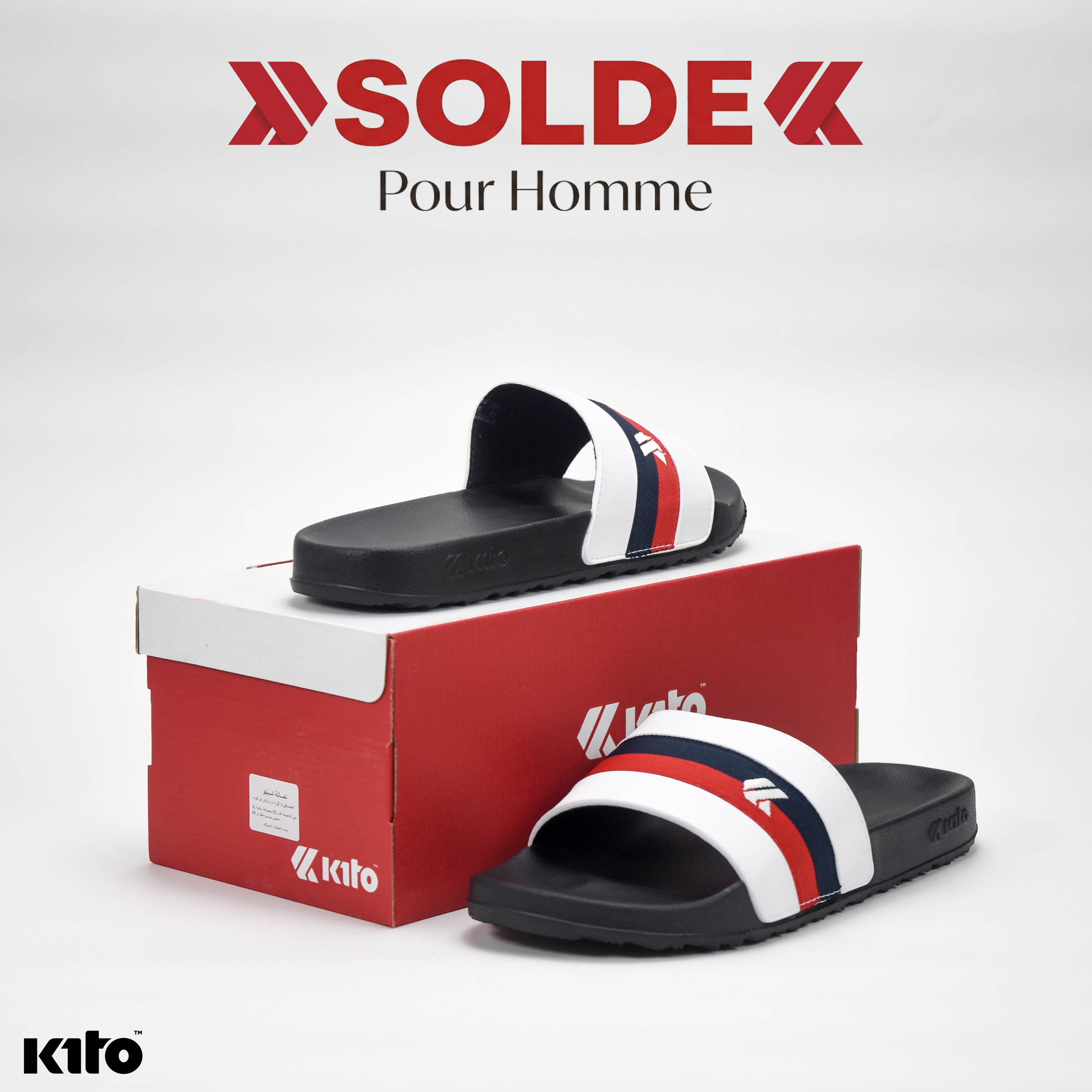 KITO CLAQUETTE AH133M BLACK