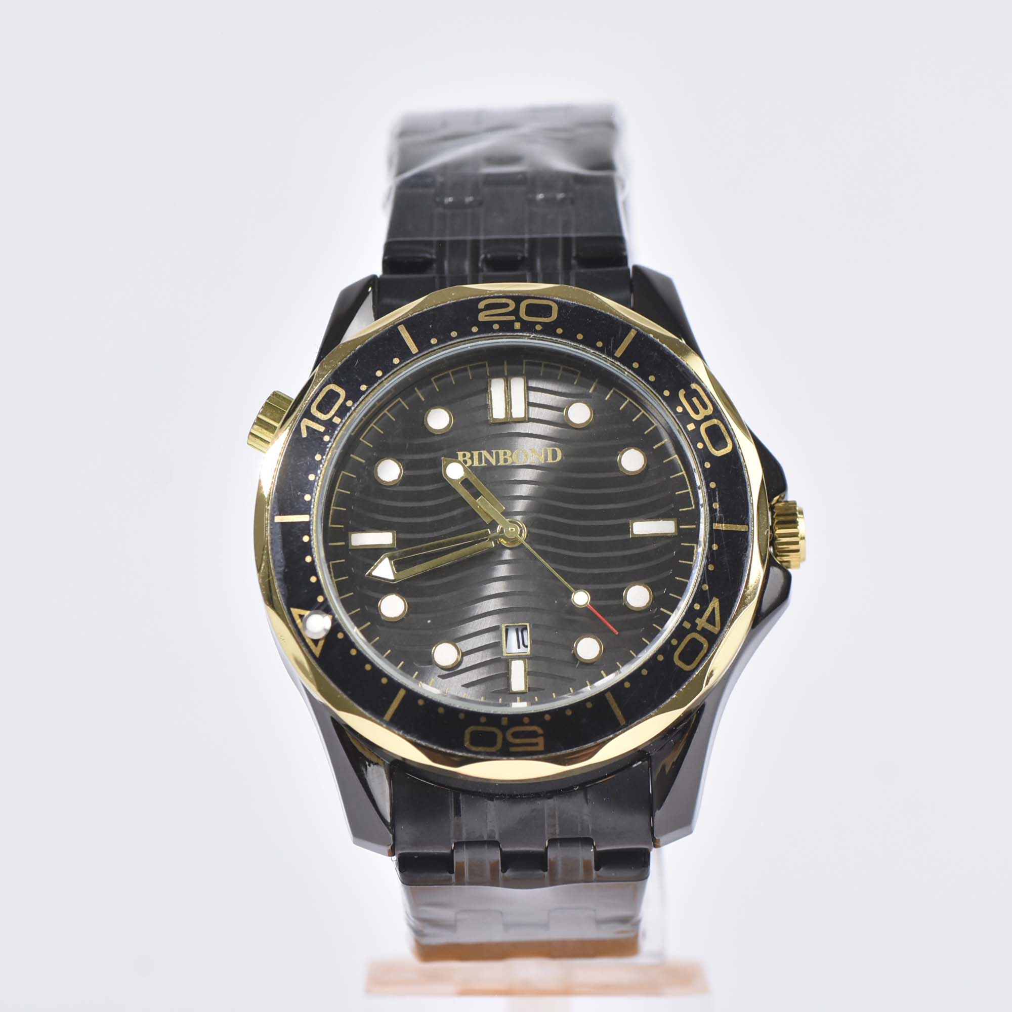 Montre Homme BINBOND BLACK GOLD