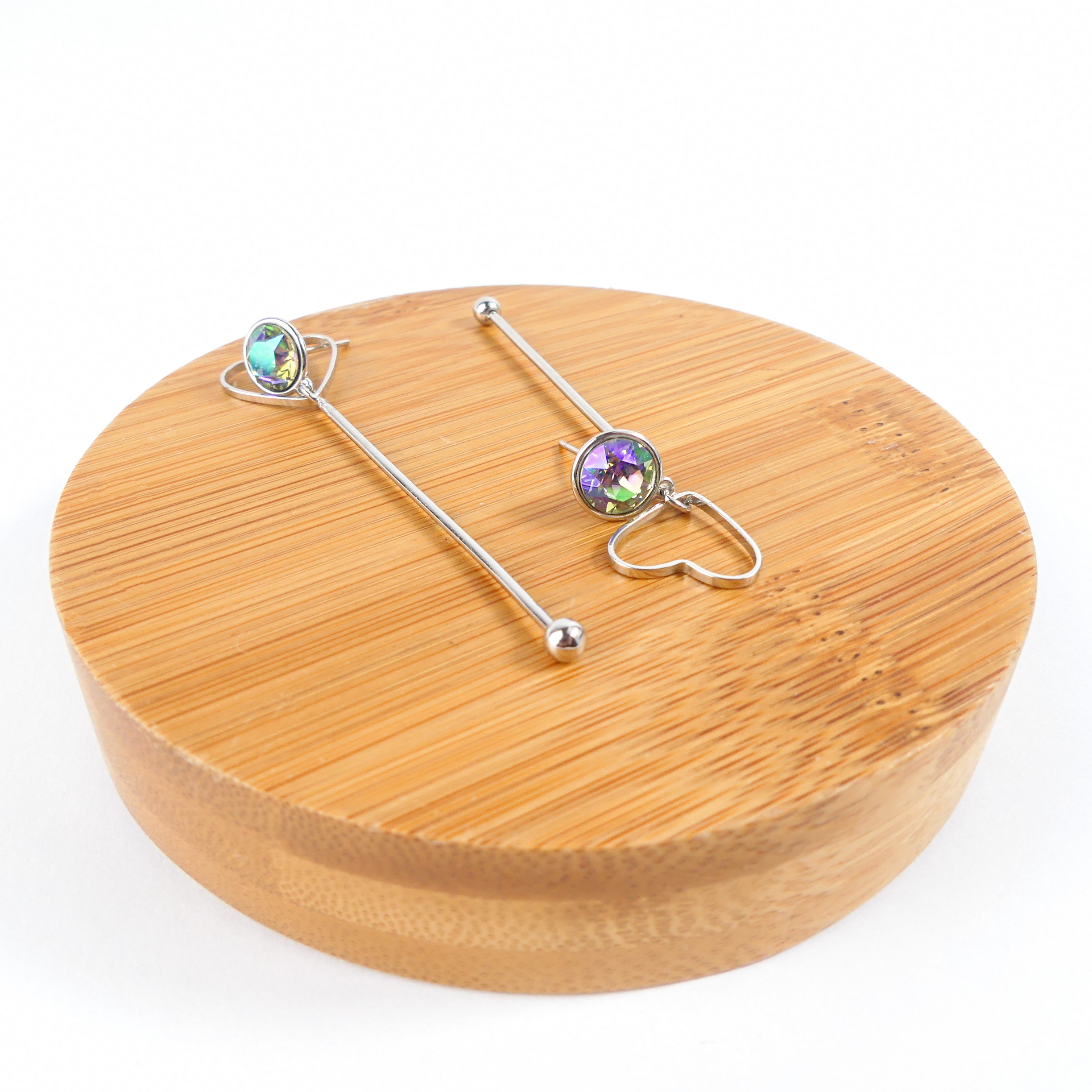 Boucles d'oreilles pendantes cœur move