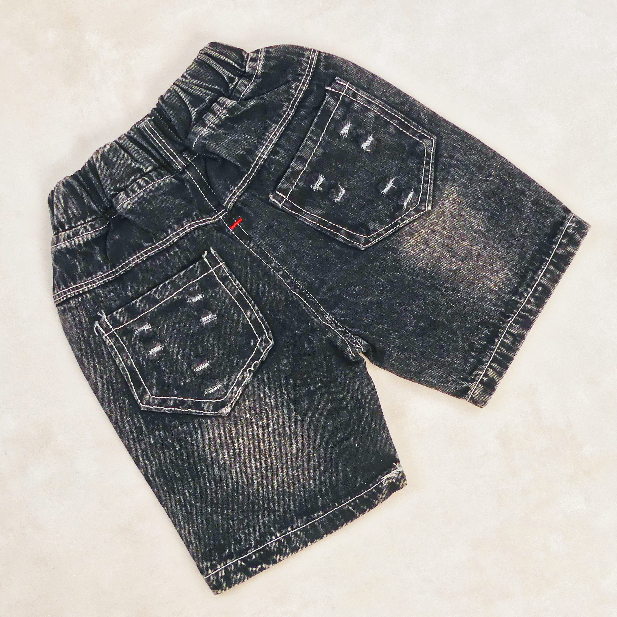 SHORT JEANS NOIR