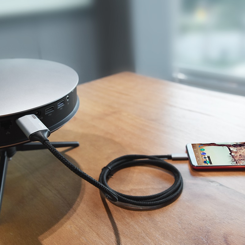 Câble Type-C vers HDMI 4K UA13 coque en alliage d'aluminium