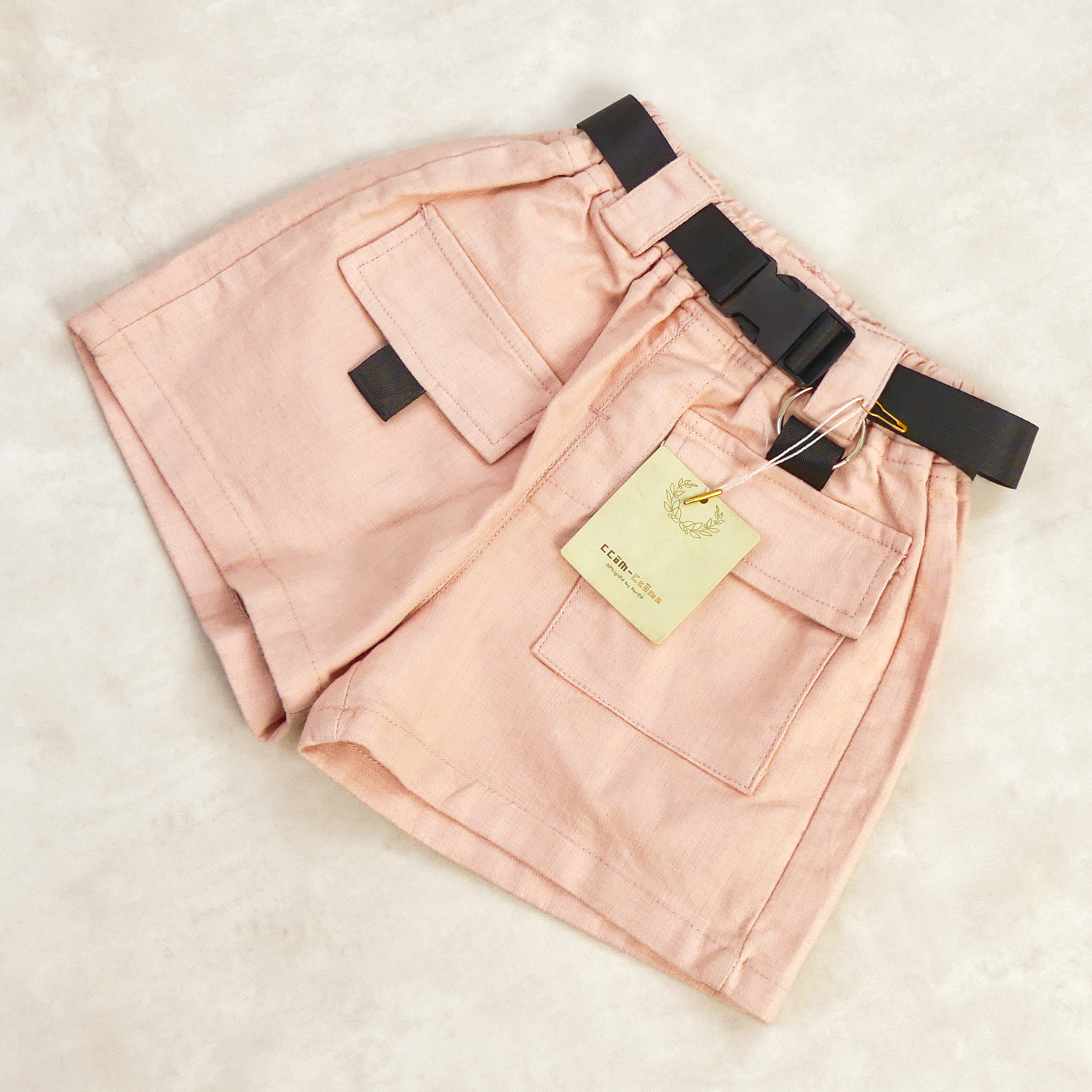 SHORT POUR FILLE SAUMON 