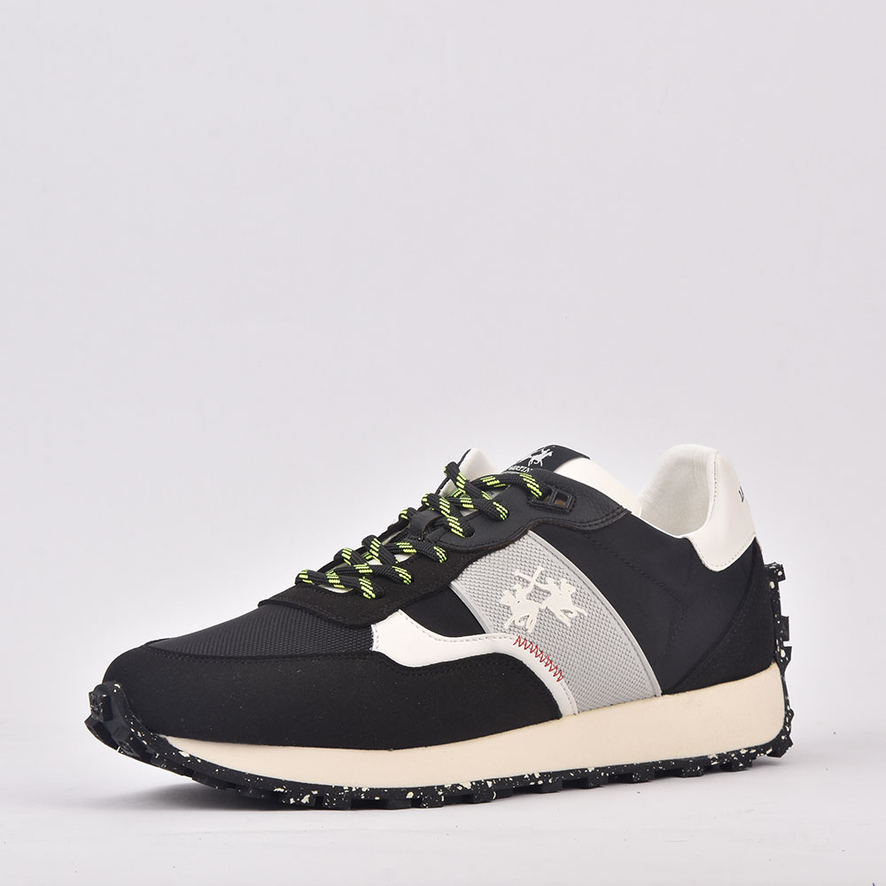 LA MARTINA SCARPA UOMO SUEDE ECO  TEX NYLON ECO NERO 