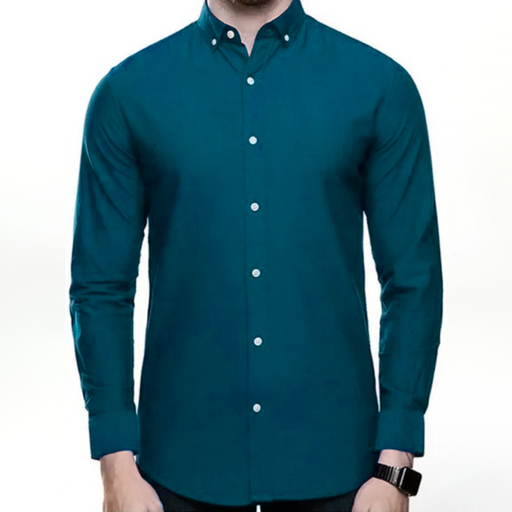 CHEMISE Bleu Pétrole