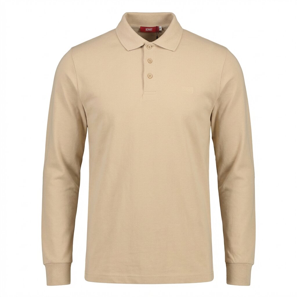 DEPART POLO A MANCHES DEPART HOMMES BEIGE