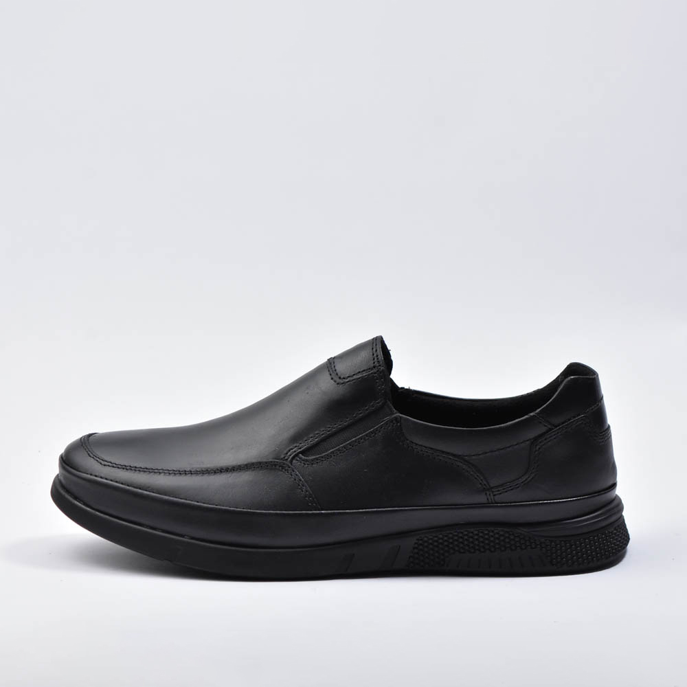 MOCASSINS CUIR NOIR