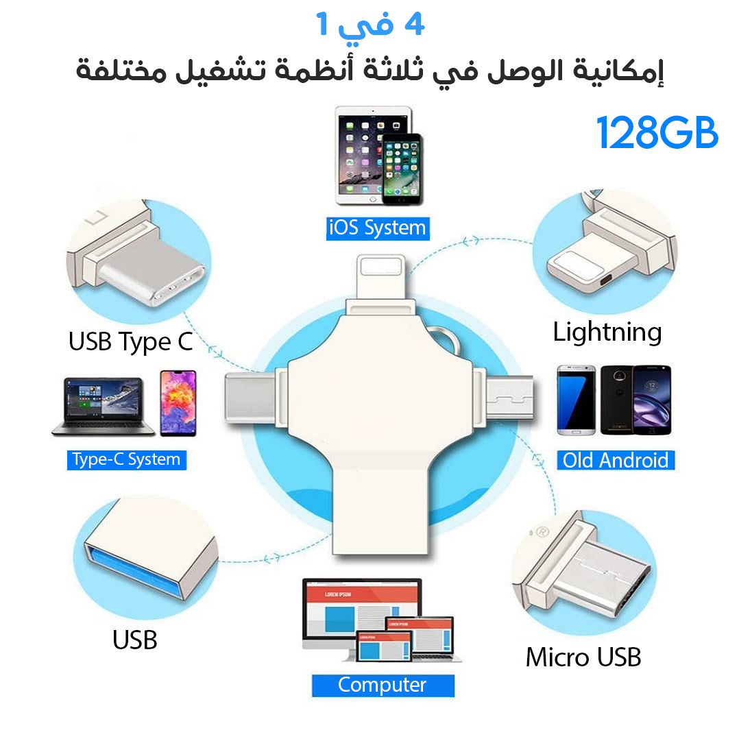 FLASH DISK 4EN1 (128GB)