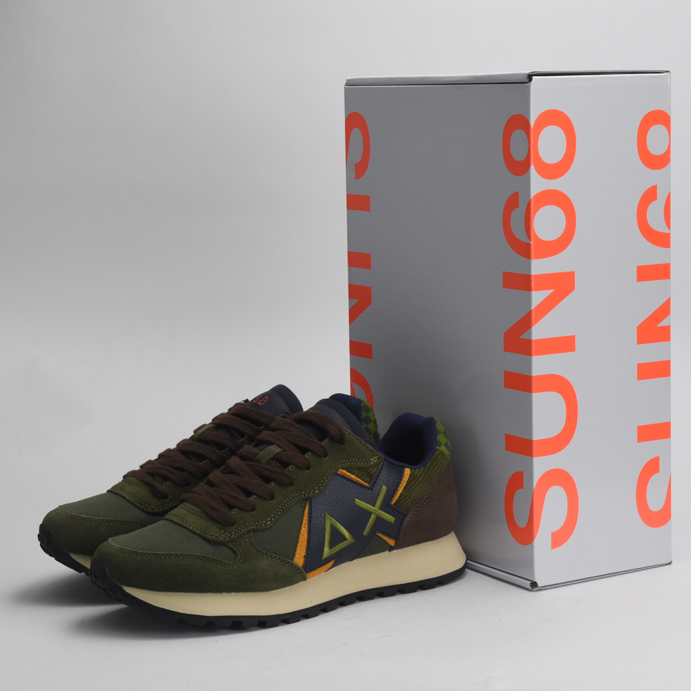 BASKET SUN68 JAKI WINTER 74 MILITARE SCURE 