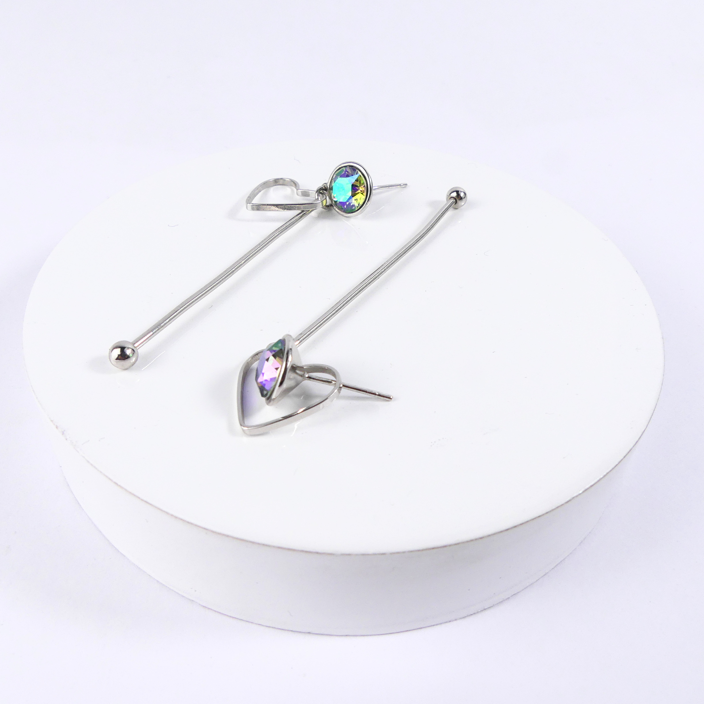 Boucles d'oreilles pendantes cœur move