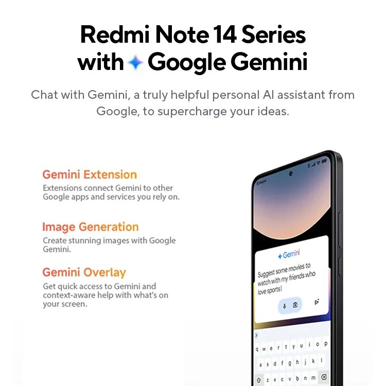 REDMI NOTE 14 6/128GB Midnight Black
