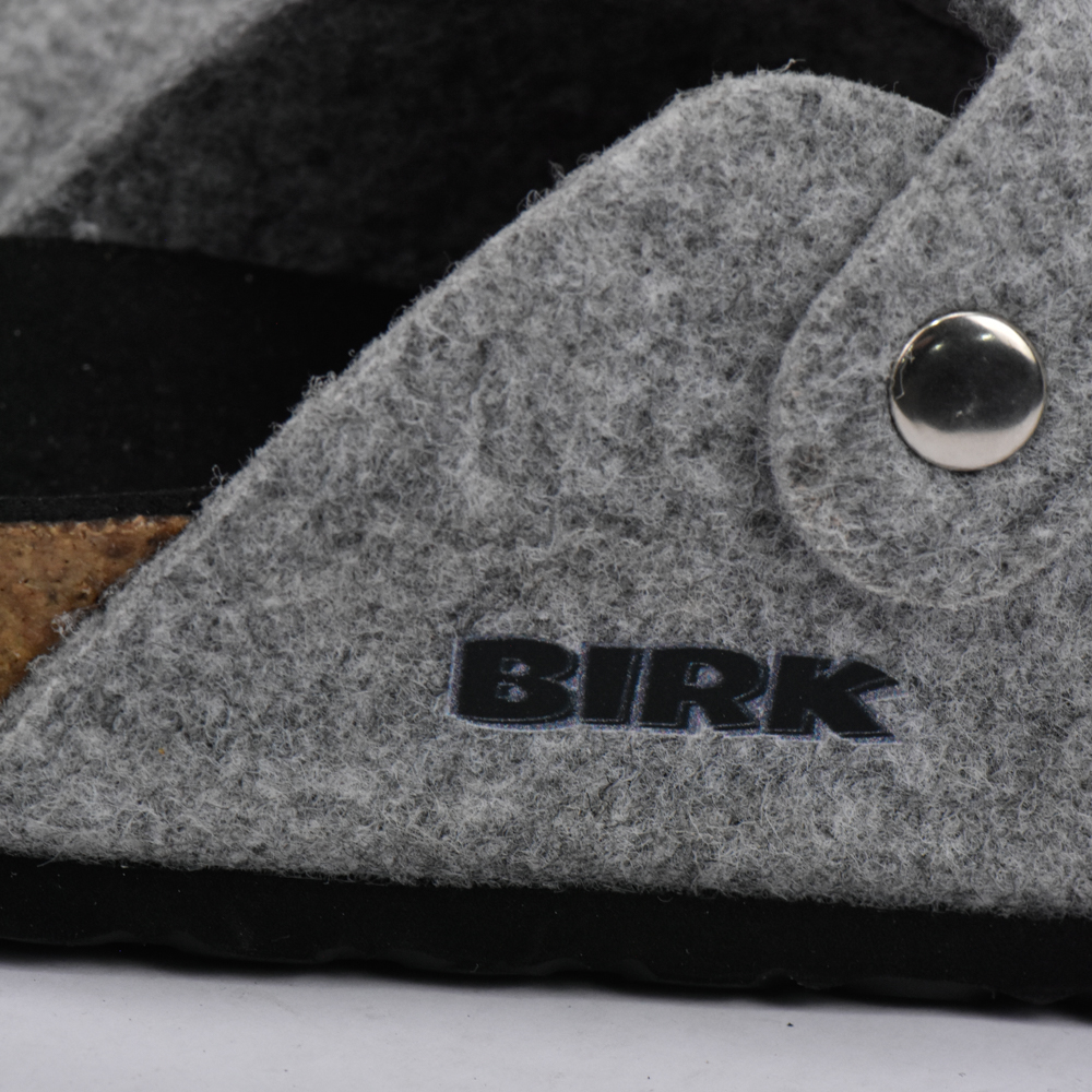 BIRKSBOT FEUTRE GRIS PLANTA NOIR