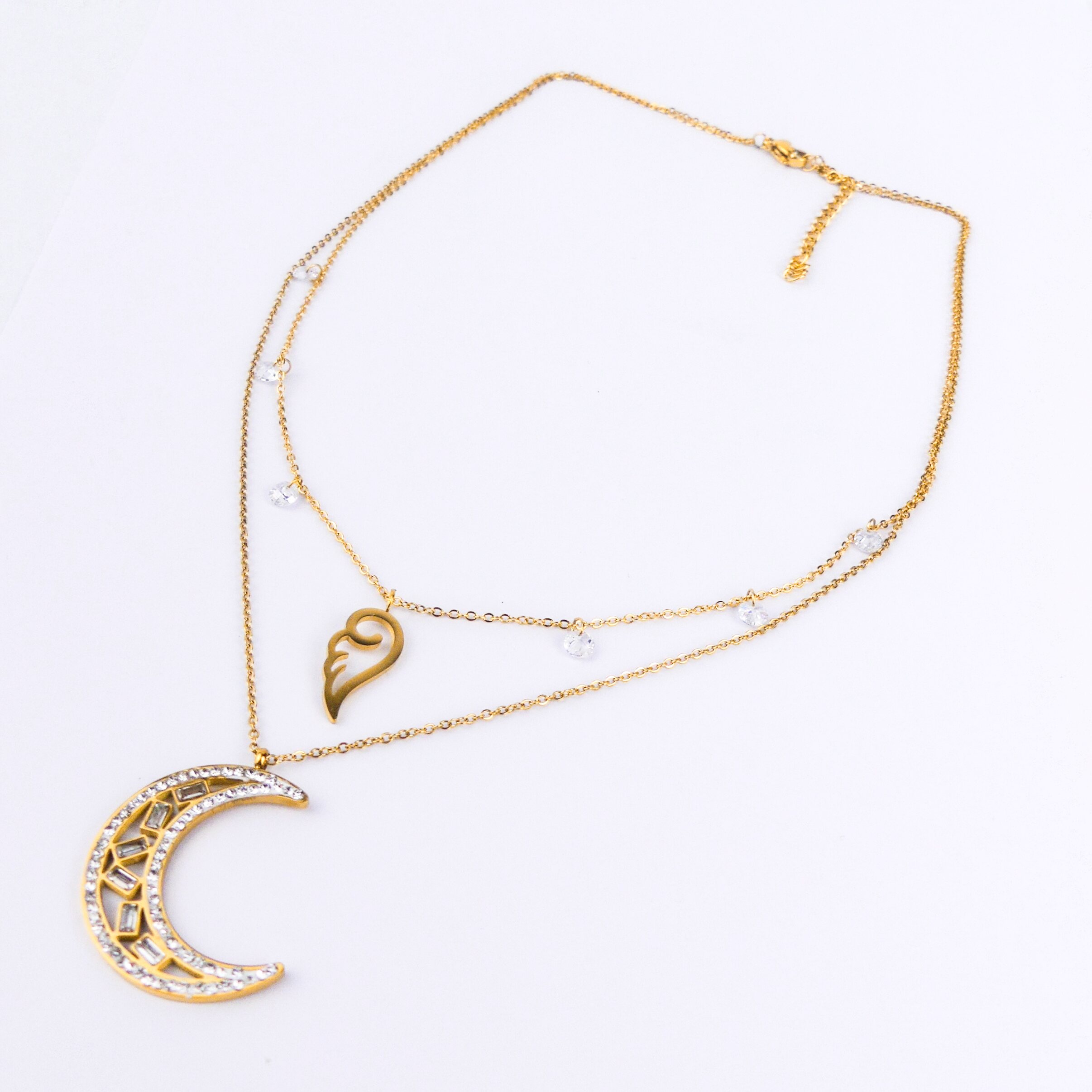 Collier double chaine N°68