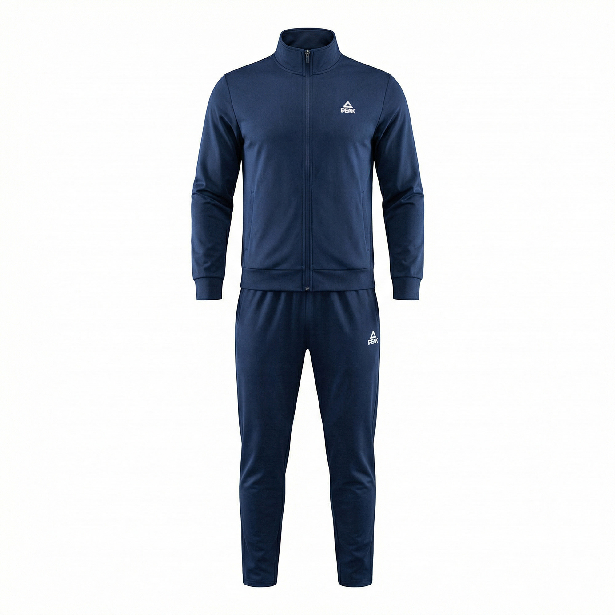 Peak Knitted Tracksuit Navy