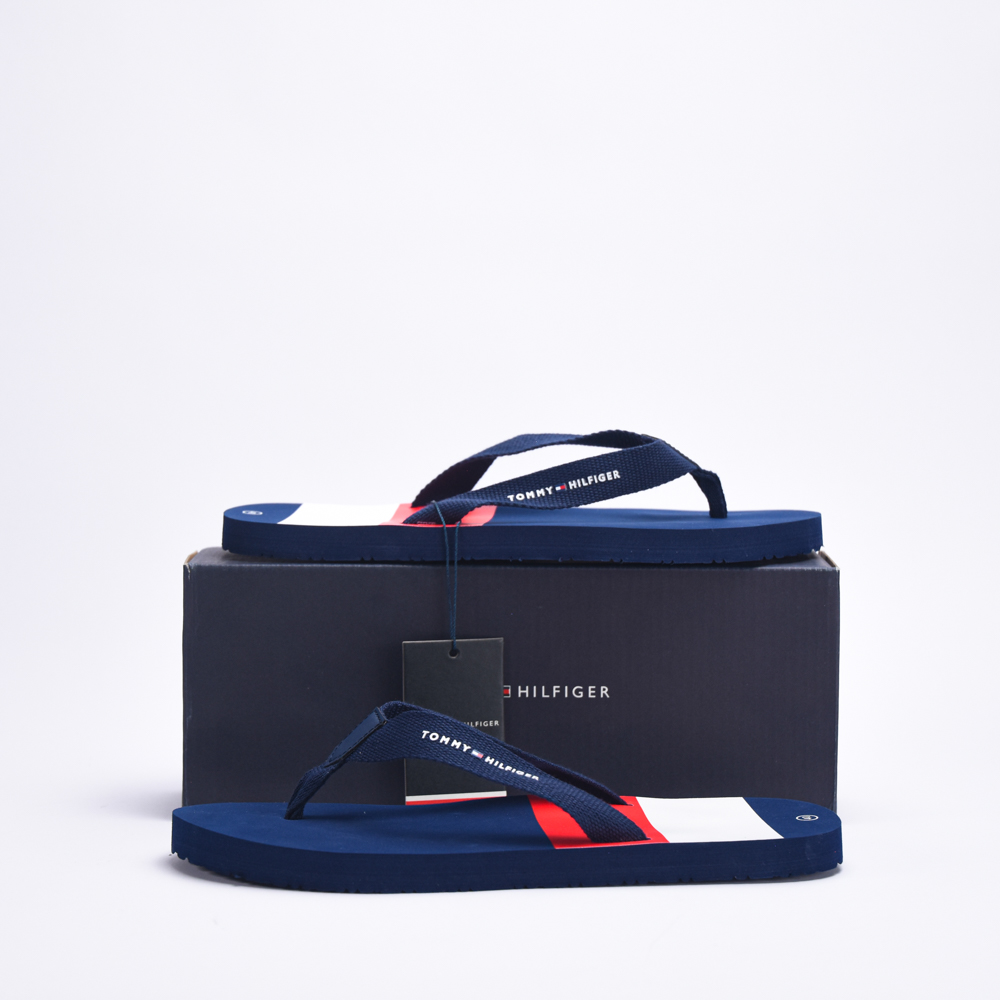 STRIPES FLIP FLOP BLUE