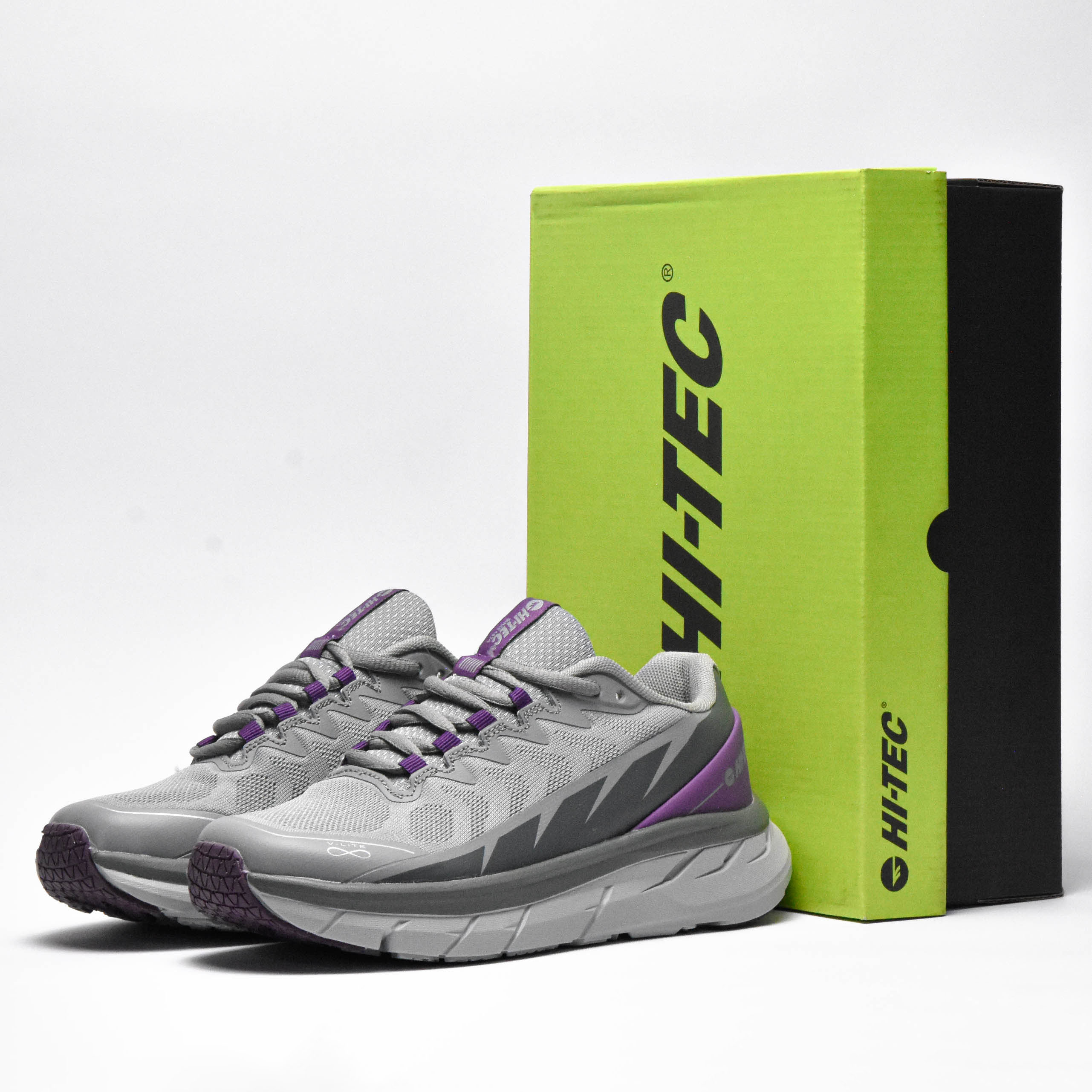 HI TEC BOLT W GREY SUNSET PURPLE