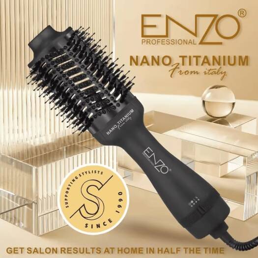 ENZO PROFESSIONAL Brosse Volumisante EN-6215 Professionnelle-1500watt