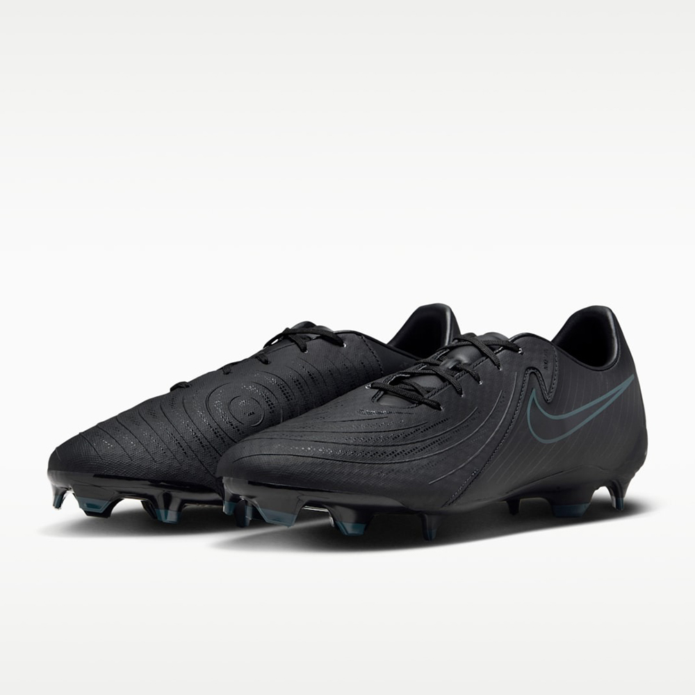 Nike Phantom GX 2 Academy Firm Ground Cleats  Black/Deep Jungle 