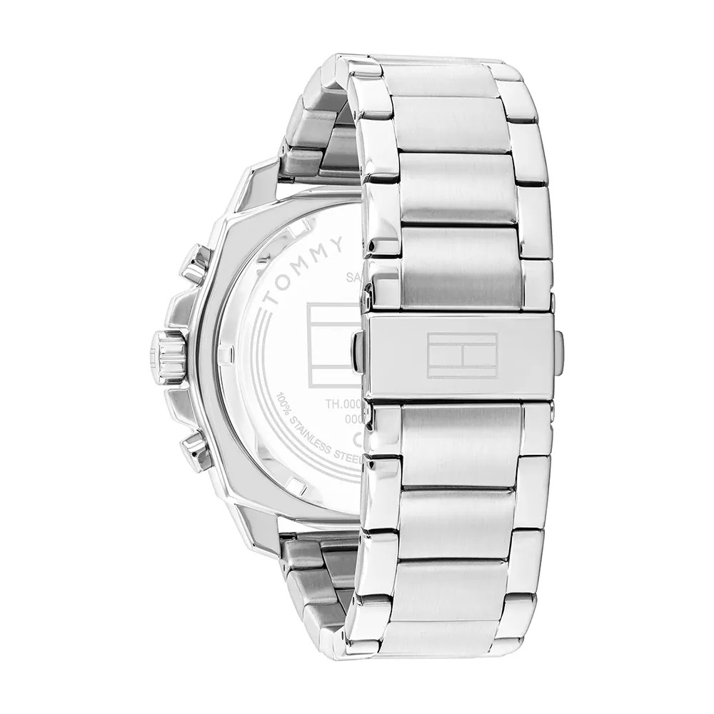Montre Tommy Hilfiger Morgan Grey Silicone Bezel Chain-Link