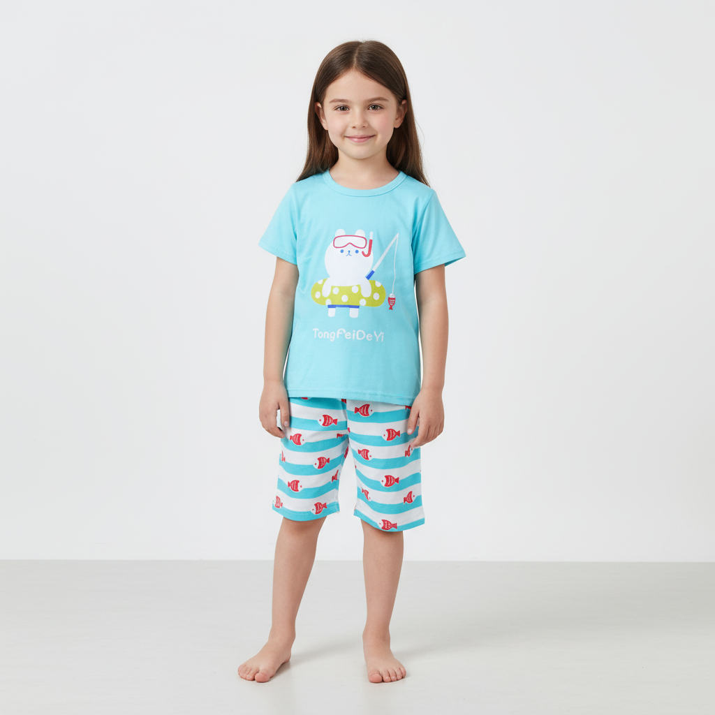 ENSEMBLE Bleu turquois -TONG  FEIDEYI -