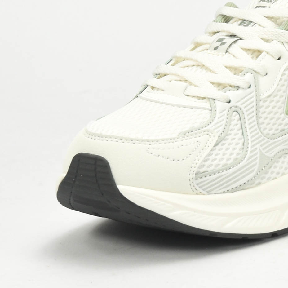 PEAK TRAINING RUNNING SHOES-WHITE/GREEN