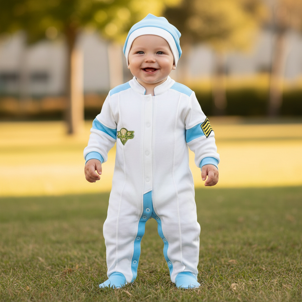 BABY PILLOT BLANC BLEUE 2 A