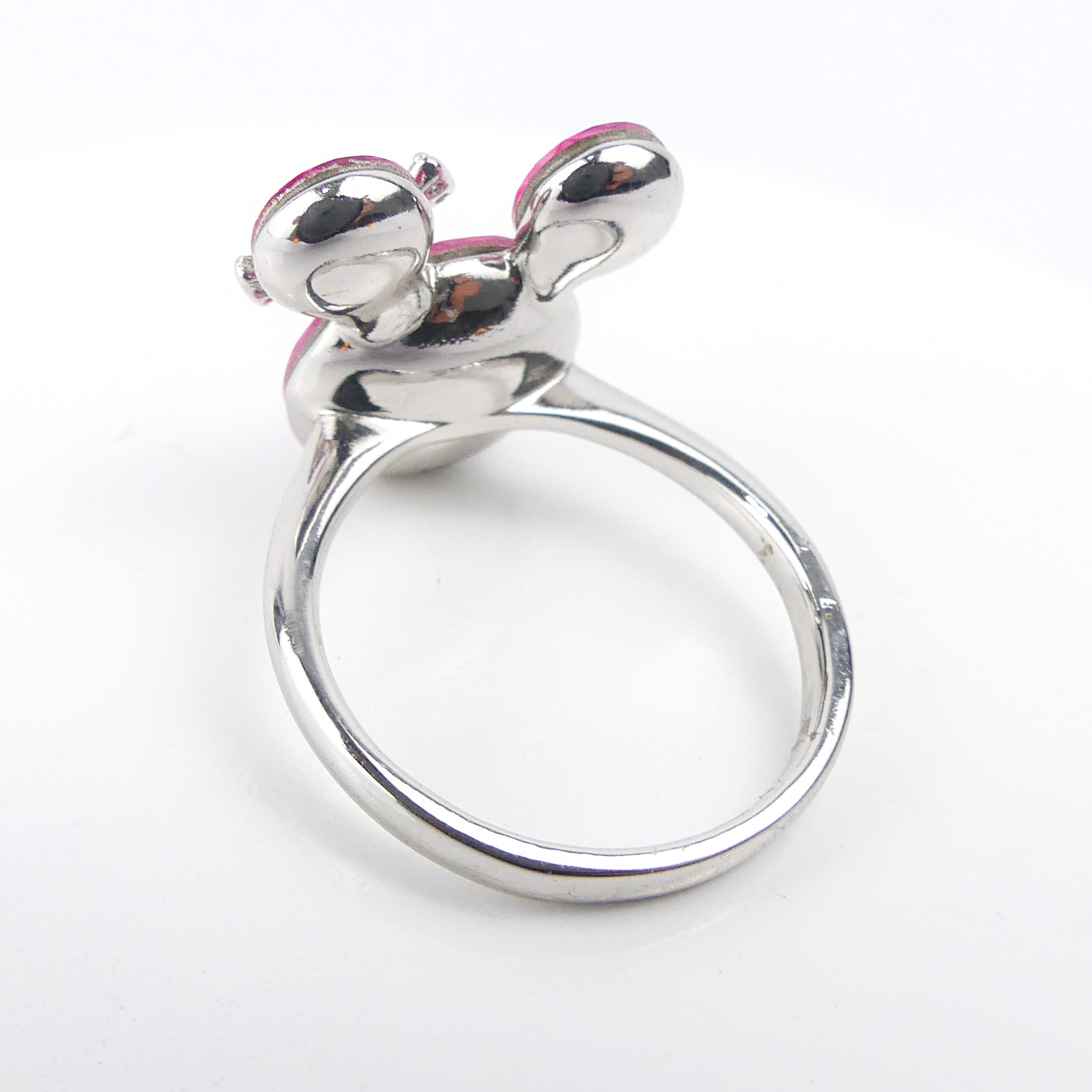 bague mickey mousse rose 