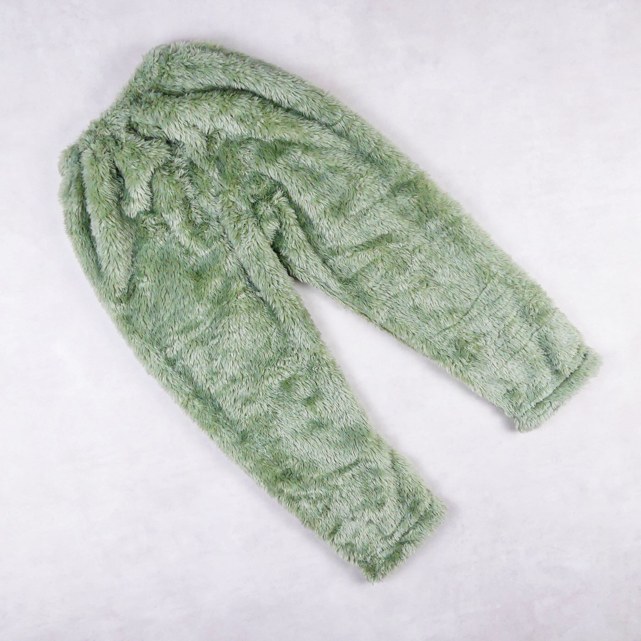 pyjama fourrure vert et beige (motiFe elephant)