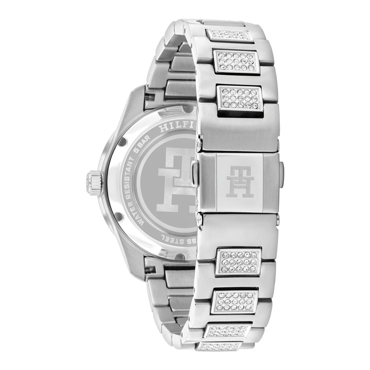 Tommy Hilfiger Stainless Steel Crystal-Embellished