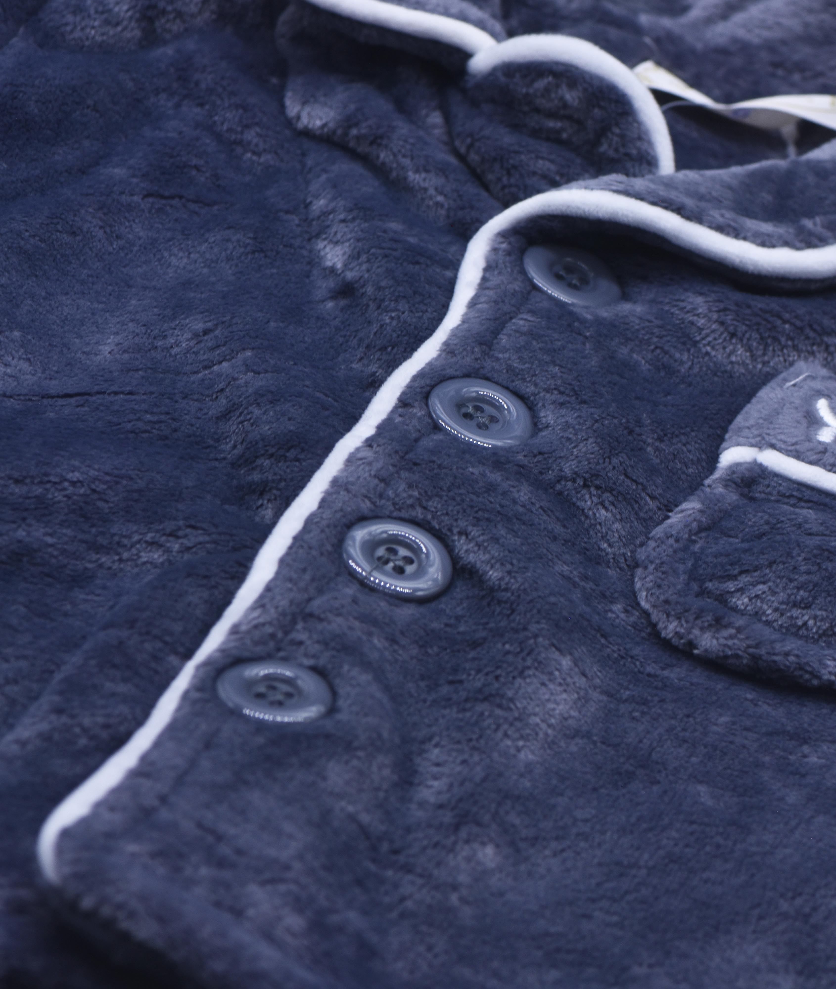 pyjama fourrure gris - yipinfu-