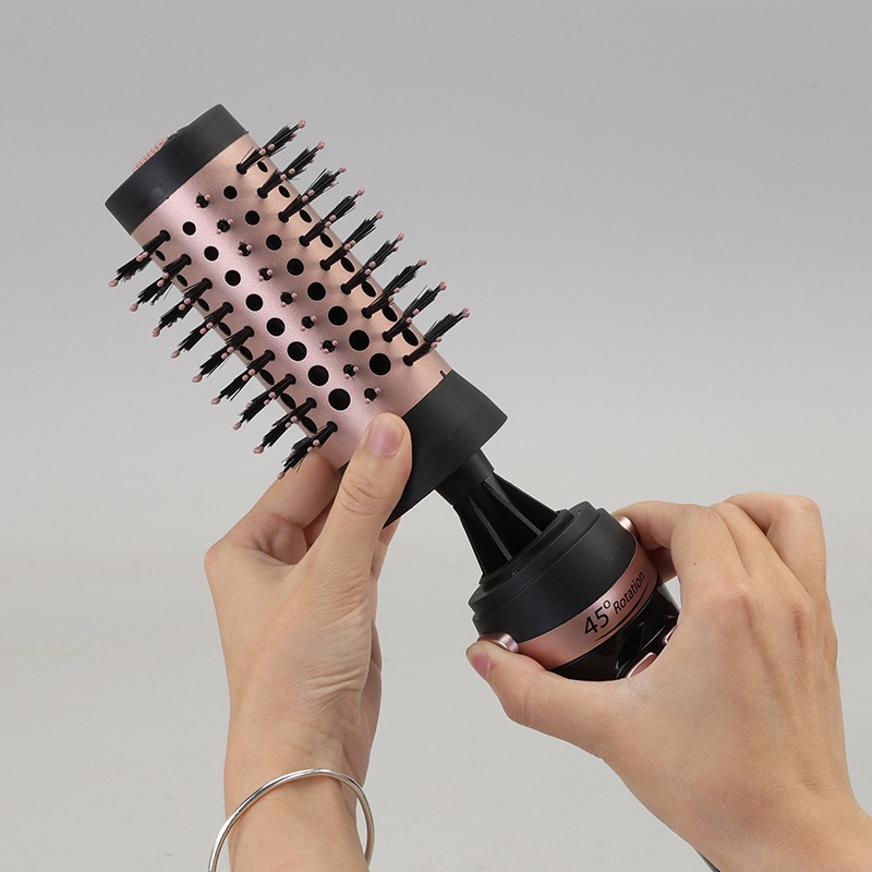 Brosse Sèche-Cheveux Volumisante 2 en 1 à Tête Rotative 45°