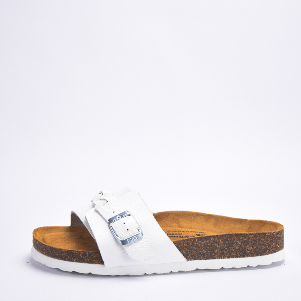  BIRKSBOT  CUIR BLANC