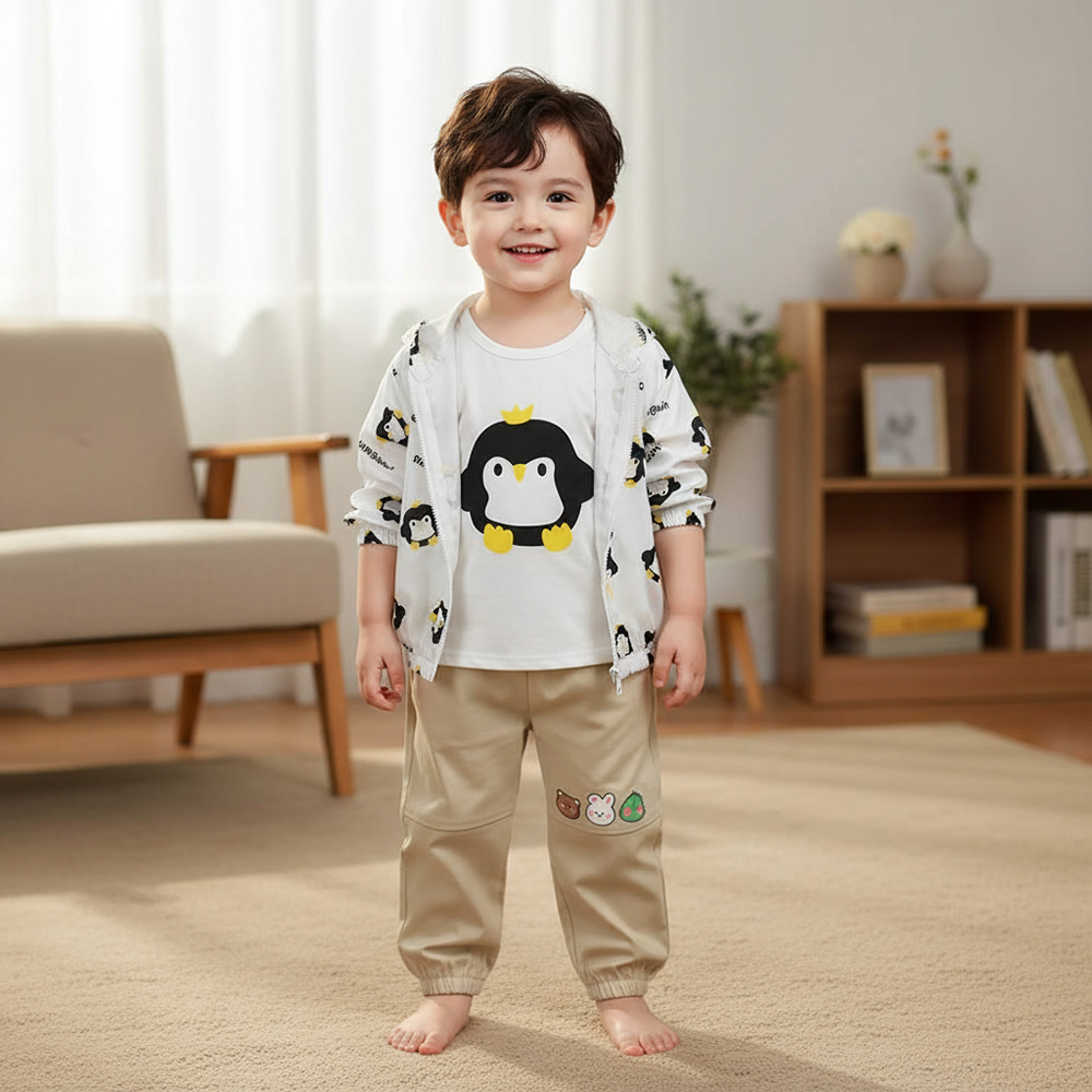 ENSEMBLE 3 pcs t-shirt BLANC