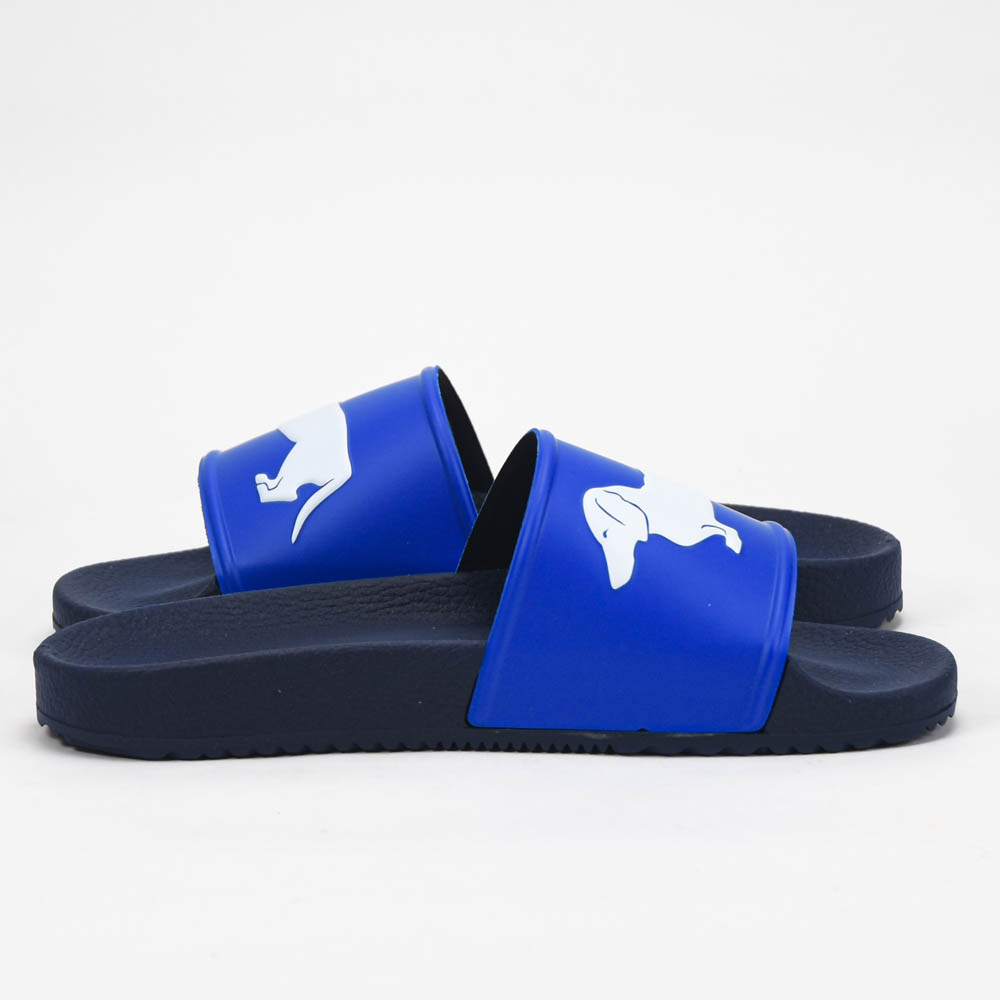 HARMONT AND BLAINE CIABATTA UOMO EVA - LOGO BLU - BIANCO  