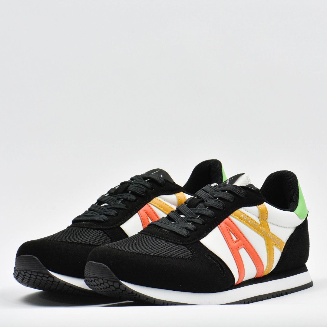 ARMANI EXCHANGE SNEAKER STAND BLACK/MULTICOLOR