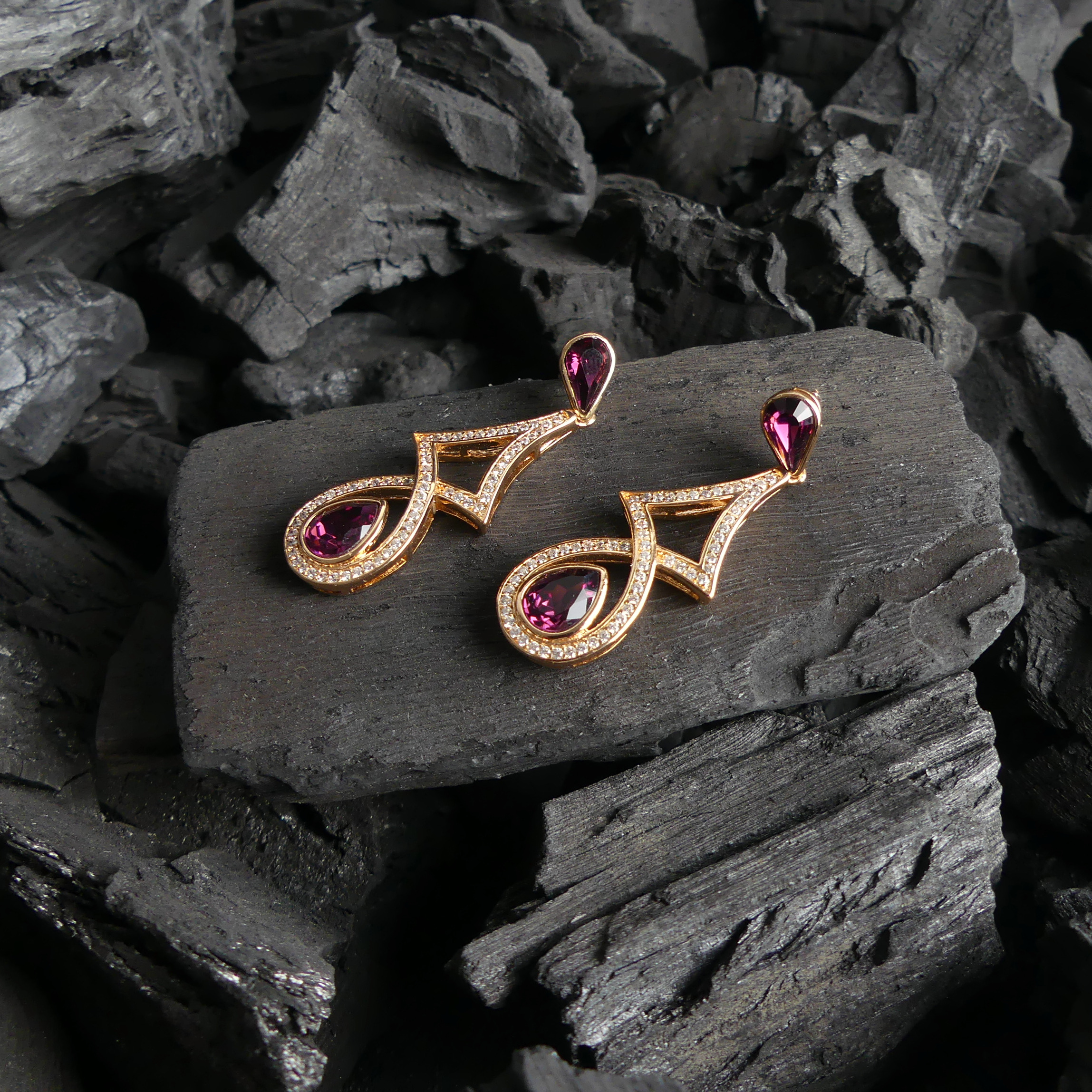 Boucles d'oreilles or couleur move