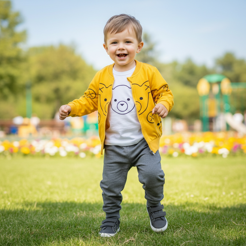 ENSEMBLE kaws 3pcs JAUNE