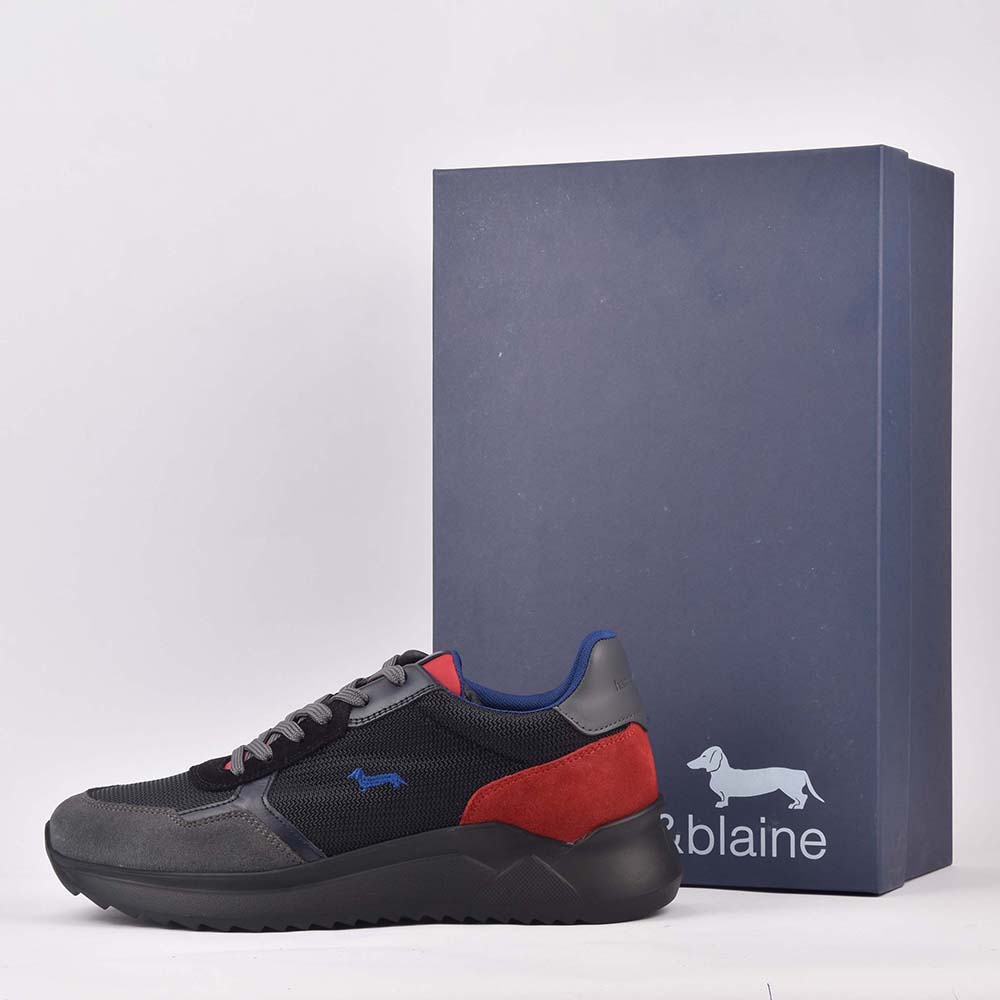 HARMONT AND BLAINE SCARPA UOMO CAMOSCIO 