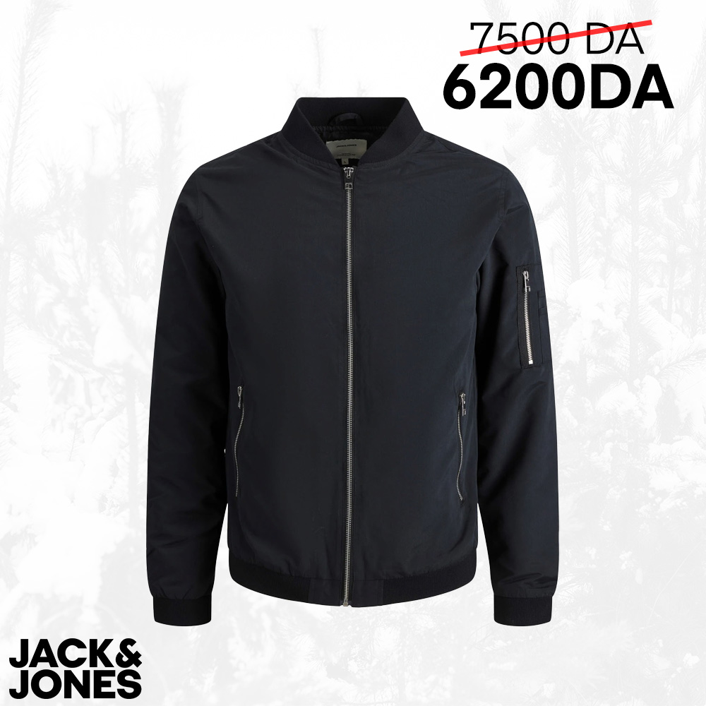 JACK & JONES BOMBER JOMER BOMBER BLACK