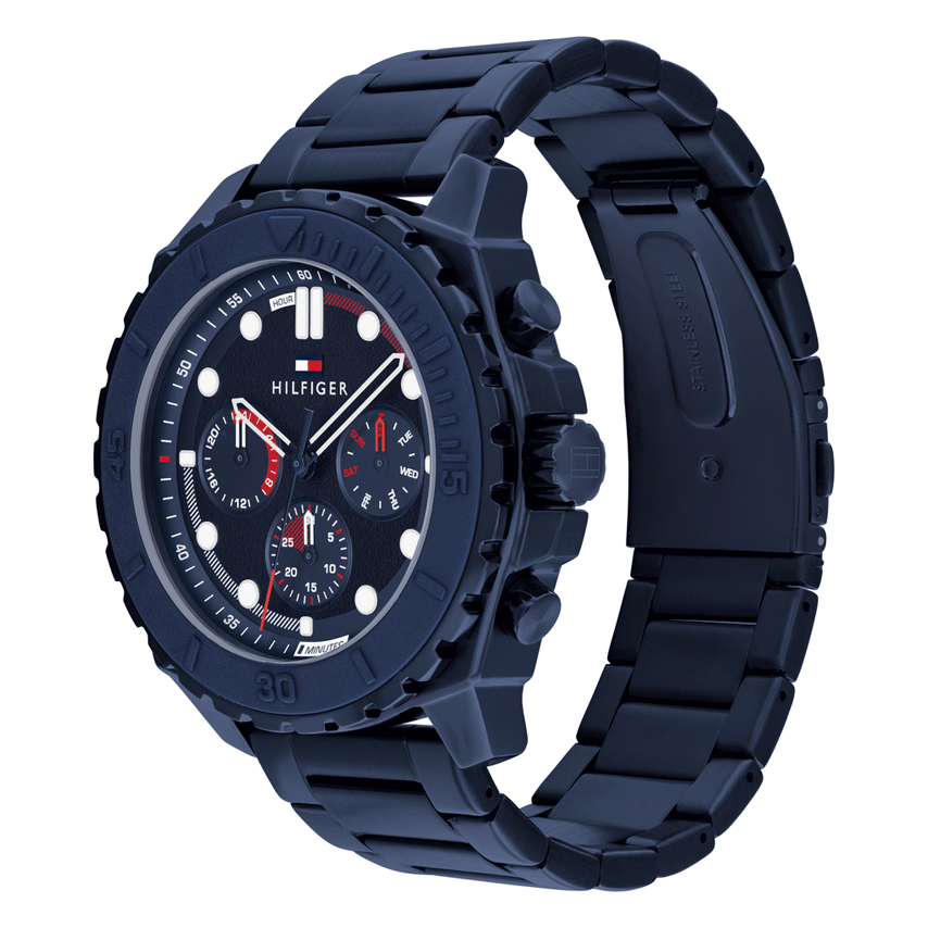 Montre Tommy Hilfiger Blue Steel Navy Dial Multi-function